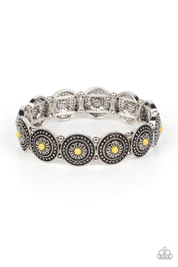 Granada Garden Party - Yellow bracelet