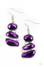 Load image into Gallery viewer, Gem Galaxy - Purple- earring
