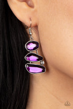 Load image into Gallery viewer, Gem Galaxy - Purple- earring
