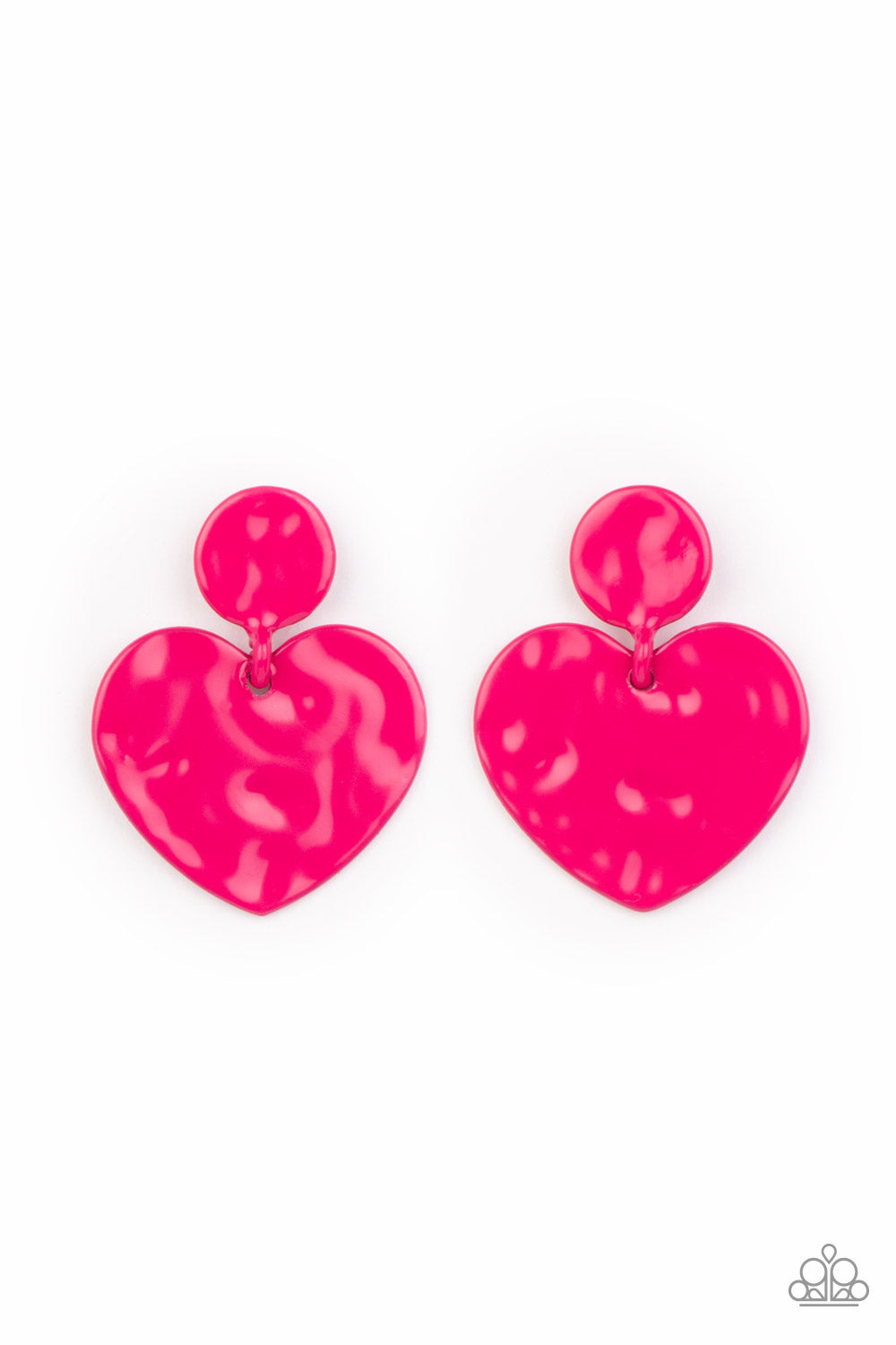 Just a Little Crush - Pink earring