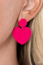 Load image into Gallery viewer, Just a Little Crush - Pink earring
