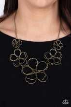Load image into Gallery viewer, The Show Must GROW On - Brass necklace
