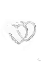 Load image into Gallery viewer, AMORE to Love - White earring
