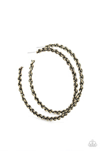 Chainge Is Coming Brass Earring