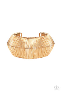 Wild About Wire - Gold-Bracelet