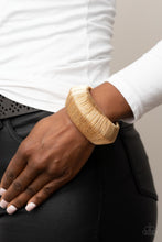 Load image into Gallery viewer, Wild About Wire - Gold-Bracelet
