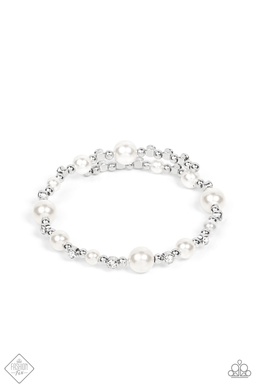 Chicly Celebrity - White bracelet