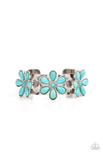 Load image into Gallery viewer, Desert Flower Patch - Blue bracelet
