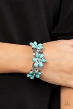 Load image into Gallery viewer, Desert Flower Patch - Blue bracelet
