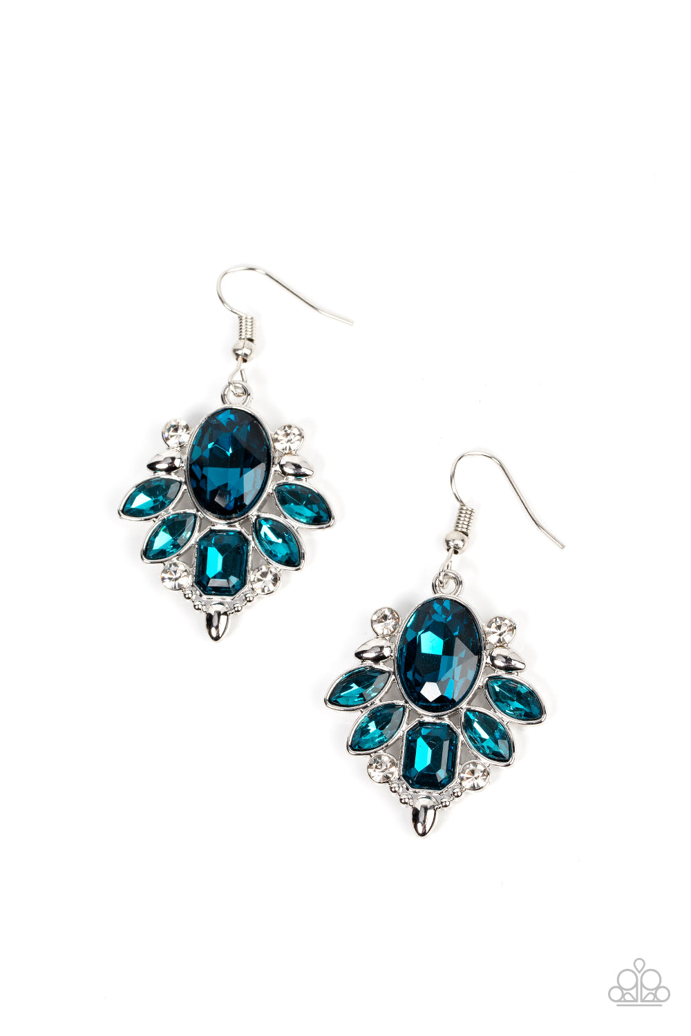 Glitzy Go-Getter - Blue earring