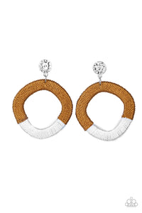 Thats a WRAPAROUND - Brown earring