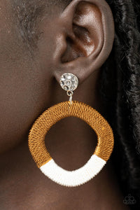 Thats a WRAPAROUND - Brown earring