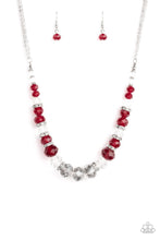Load image into Gallery viewer, Distracted by Dazzle Red Necklace
