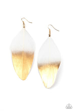 Load image into Gallery viewer, Fleek Feathers White Earring
