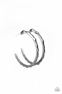 Danger Zone Black earring