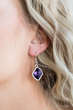 Load image into Gallery viewer, glow it up purple earring
