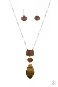 Hidden Cove - Brown necklace