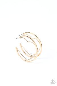 Love Goes Around - Gold earring
