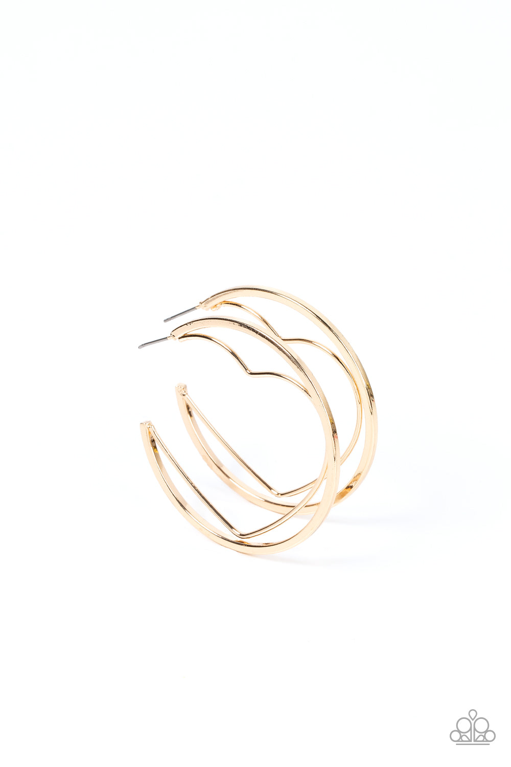 Love Goes Around - Gold earring