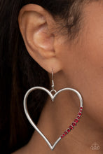 Load image into Gallery viewer, Bewitched Kiss - Red earring
