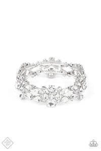Beloved Bling - White bracelet