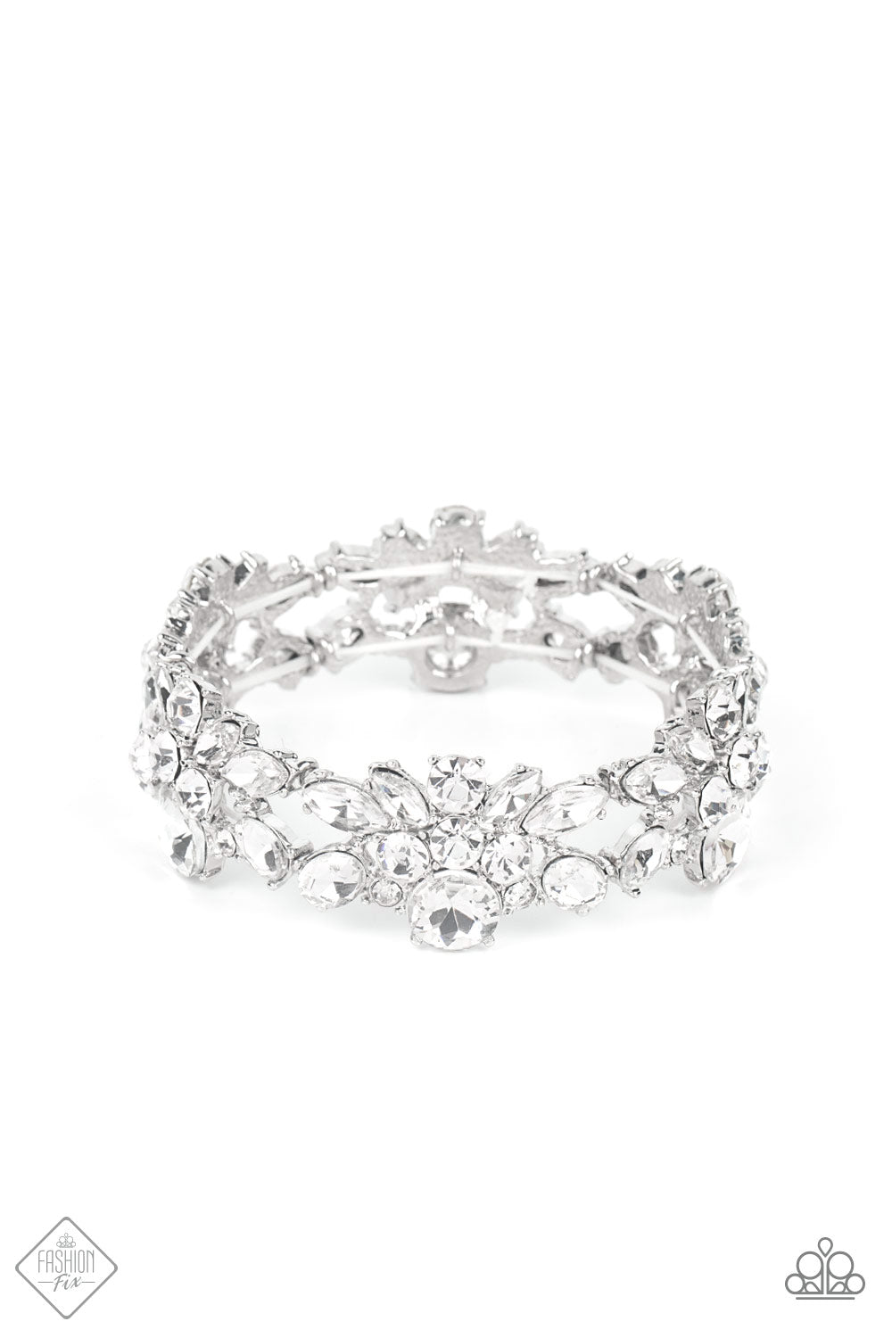 Beloved Bling - White bracelet