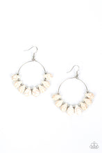 Load image into Gallery viewer, Canyon Quarry - White earring
