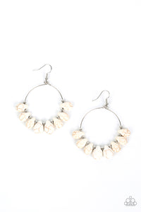 Canyon Quarry - White earring