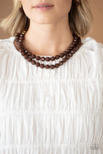Load image into Gallery viewer, Greco Getaway - Brown necklace
