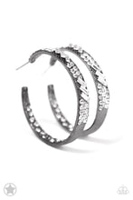 Load image into Gallery viewer, GLITZY By Association - Gunmetal earring blockbuster
