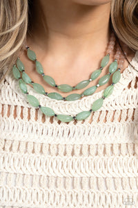 I BEAD You Now - Green necklace