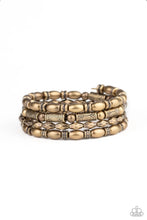 Load image into Gallery viewer, Texture Throwdown Brass Bracelet
