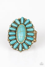 Load image into Gallery viewer, Cactus Cabana brass ring
