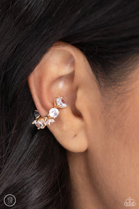 Breathtaking Blend -Gold Earring Cuff