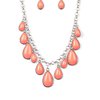 Jaw Dropping Diva Orange necklace