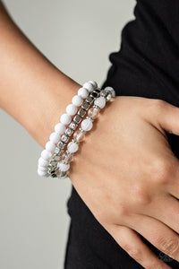 Globetrotter Glam White Bracelet