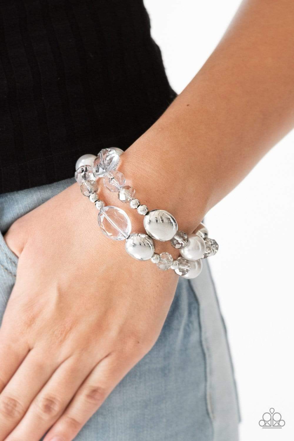 Downtaown Dazzle Silver Bracelet