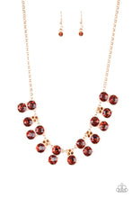 Load image into Gallery viewer, Top Dollar Twinkle Brown Necklace
