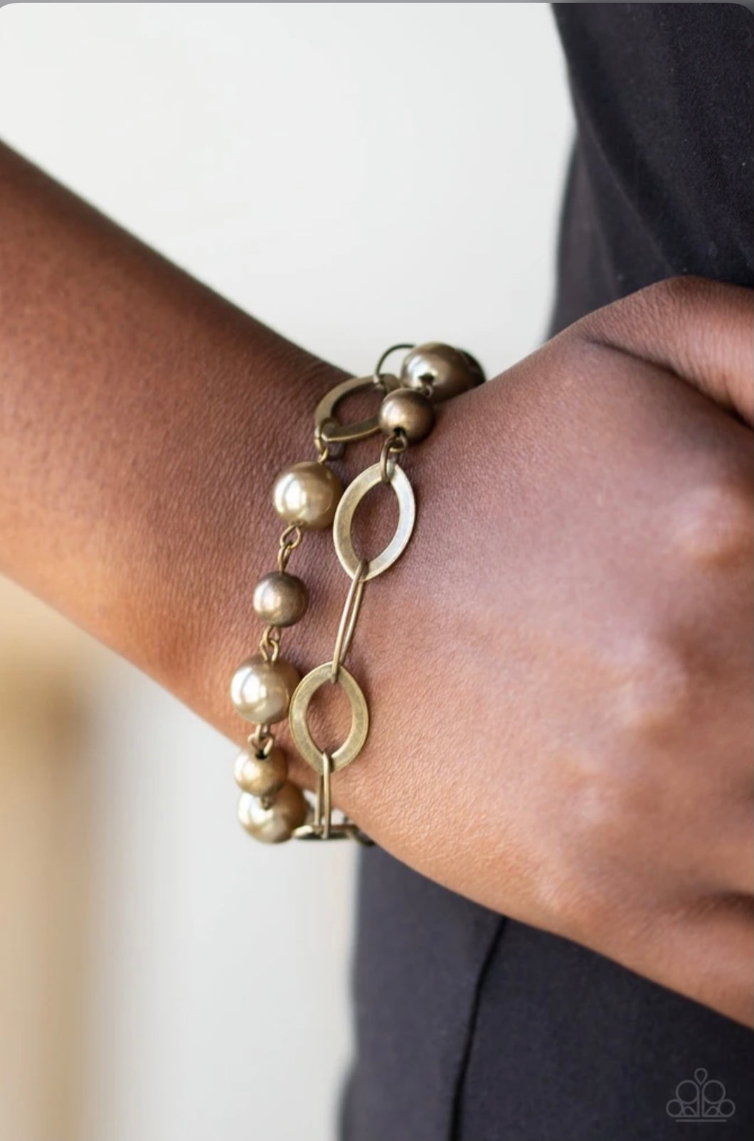 Winner Glimmer Brass Bracelet