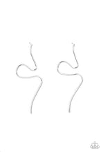 Load image into Gallery viewer, Heavy Metal Minimalist Silver Earring
