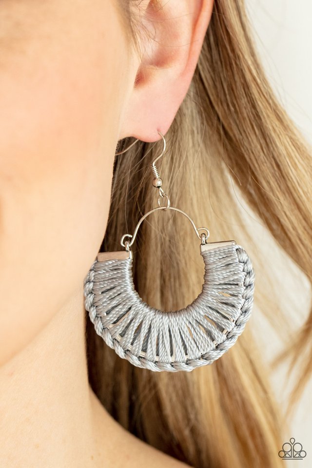 Threadbare Beauty Silver earring