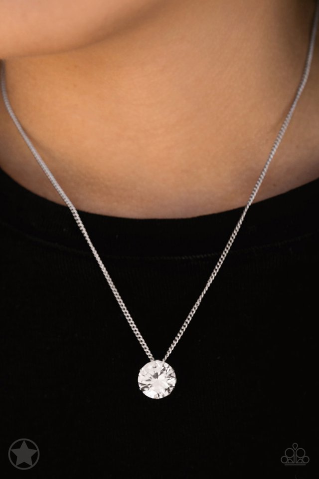 What A Gem White blockbuster necklace