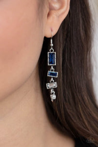 Modern Day Artifact Blue earring