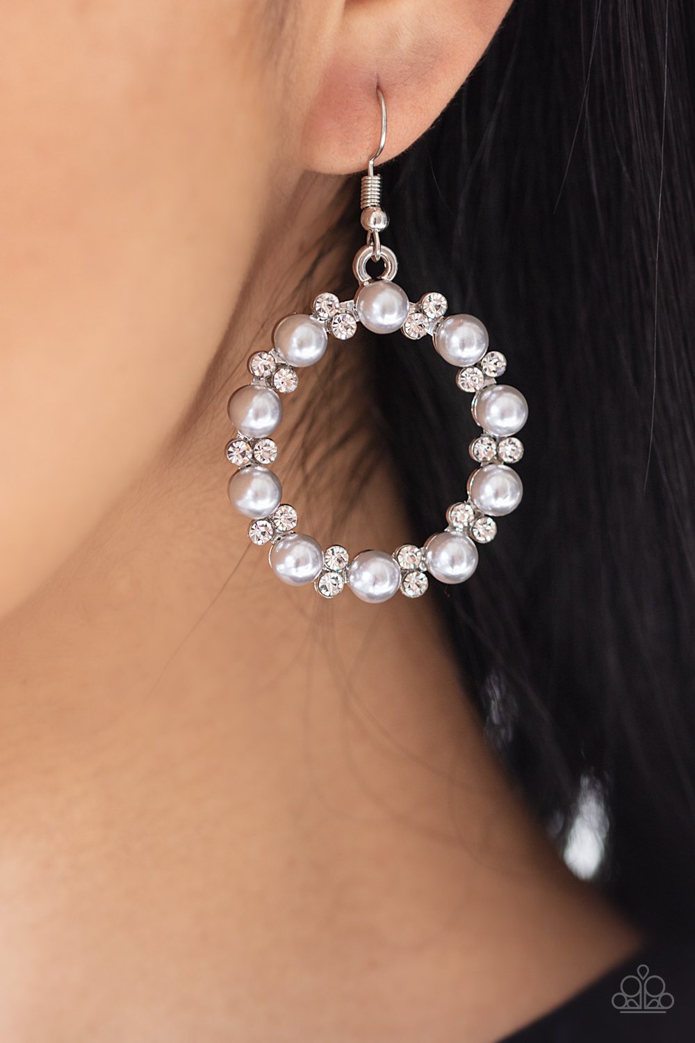 Symphony Sparkle Silver earring