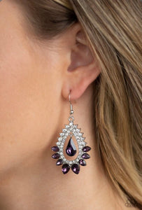 Boss Brilliance Purple Earring