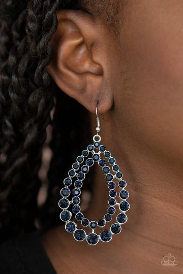 Glacial Glaze Blue earring