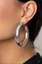 Load image into Gallery viewer, BEVEL In It - Silver Earring
