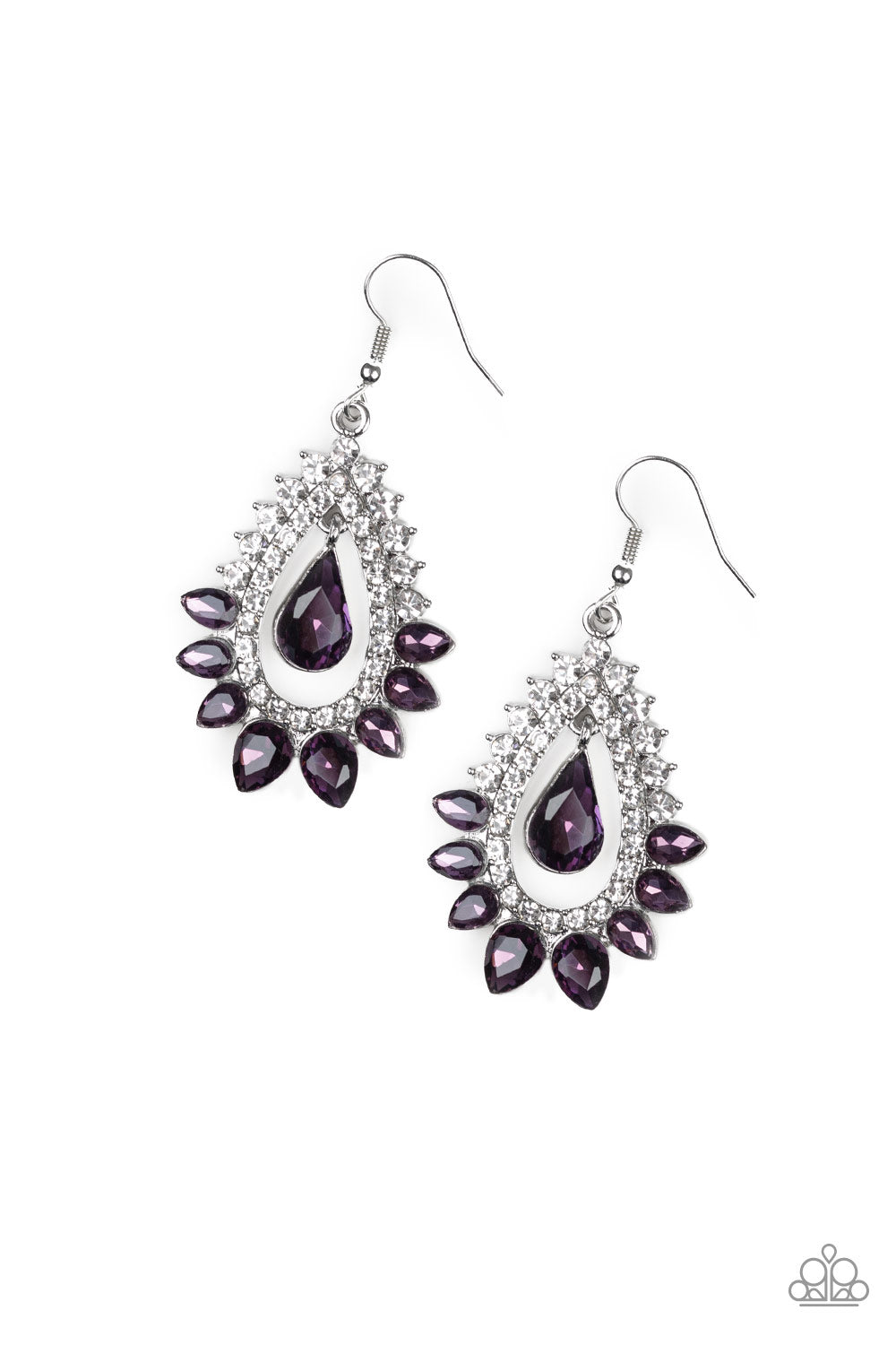 Boss Brilliance Purple Earring
