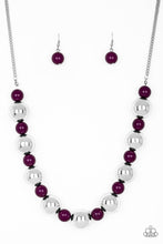 Load image into Gallery viewer, Top Pop Purple Necklace
