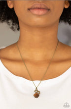 Load image into Gallery viewer, Stylishly Square Brass Necklace
